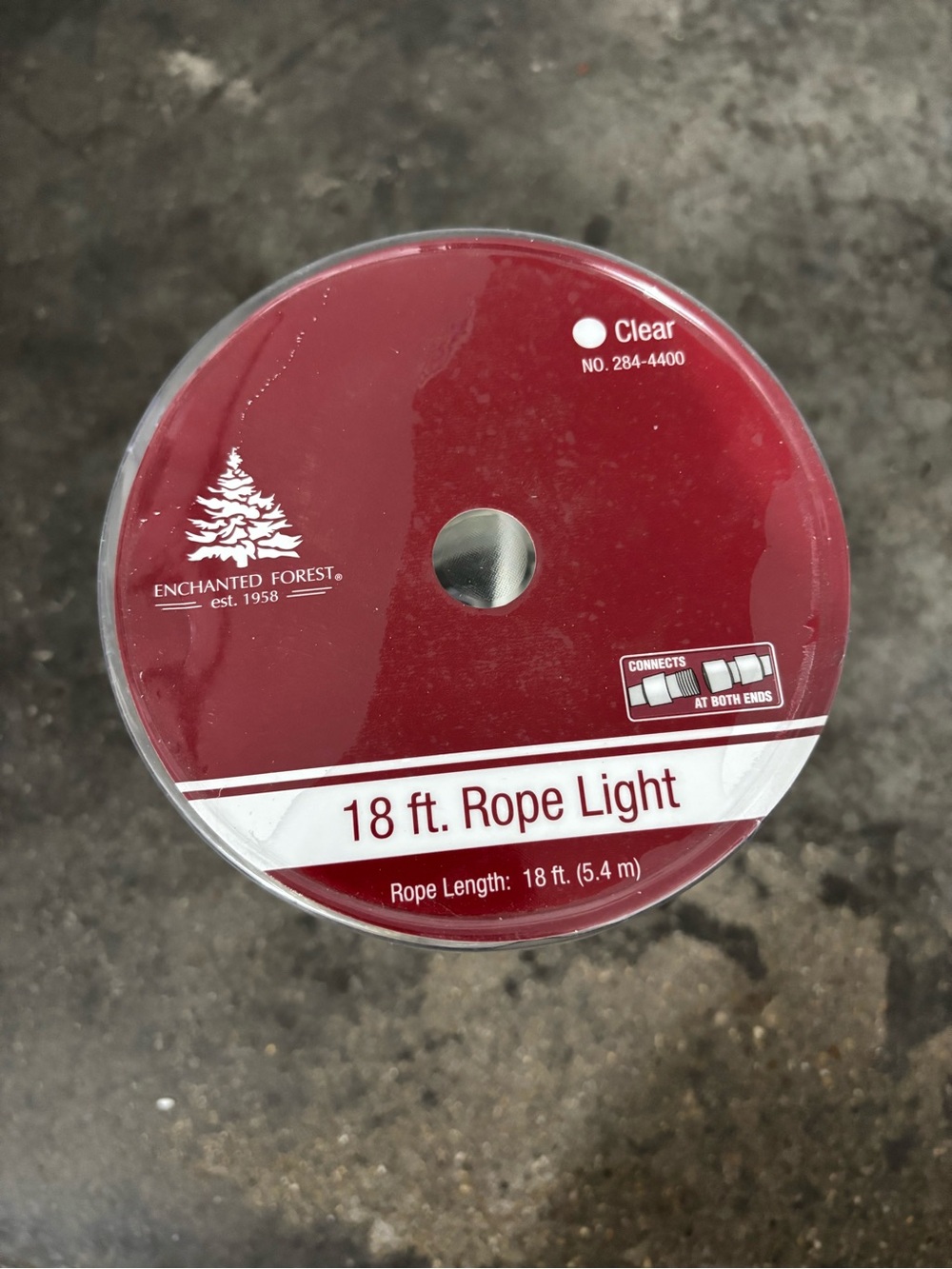 18 ft. Clear Rope Light - Silver - Picture 2 of 2